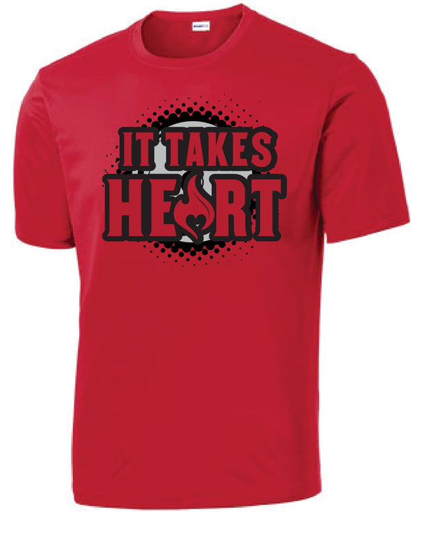 Heart Sportswear "It Takes Heart" Ball Shirt Red