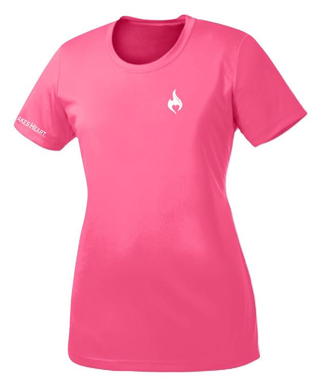 Heart Sportswear Women’s Activewear Shirt Pink