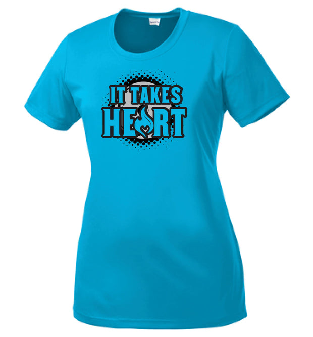 Heart Sportswear "It Takes Heart" Women’s Ball Shirt Blue