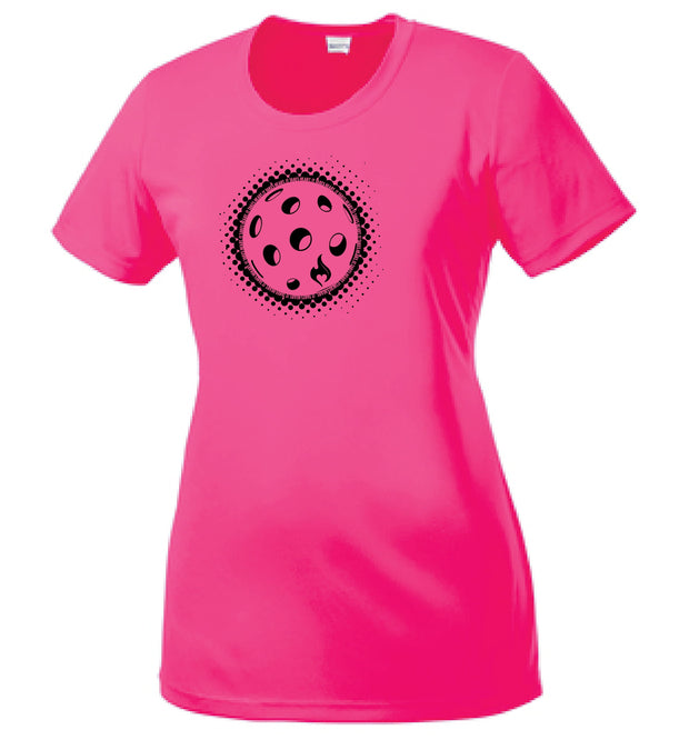 Pickleball Women’s Activewear Ball Shirt Pink