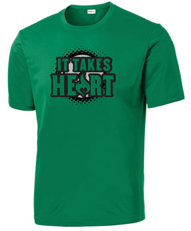 Heart Sportswear "It Takes Heart" Ball Shirt Green