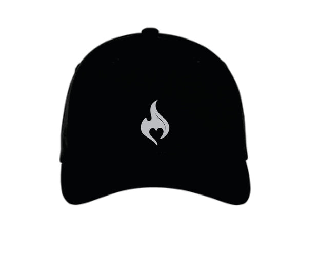 Heart Classic Hat Black