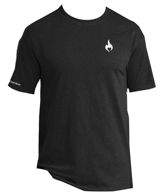 Heart Sportswear Graphic T-shirt Black