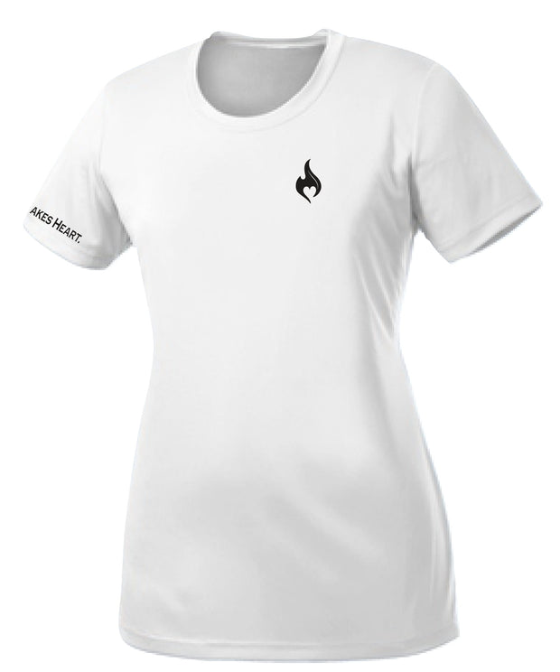Heart Sportswear Women’s Activewear Shirt White