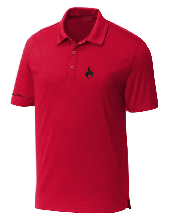 Heart Sportswear Blend Polo Red
